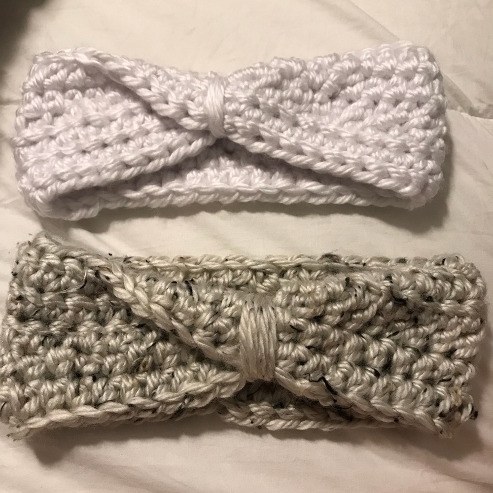 Crochet ear warmers